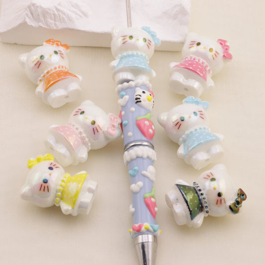 FS6465- Approximately 28×20Mm Three-Dimensional HK Resin Beads