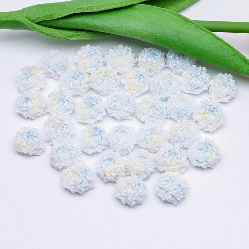 FS5369- 14mm Peony Soft Flower Charms Luminous