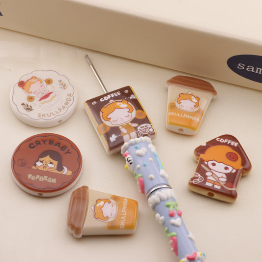 FS6418- Mixed Styles Of Coffee - Colored Pop Mart Beads（ミックススタイルのコーヒー - カラーポップマートビーズ）