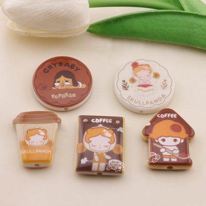 FS6418- Mixed Styles Of Coffee - Colored Pop Mart Beads（ミックススタイルのコーヒー - カラーポップマートビーズ）