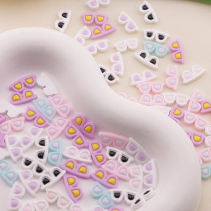 FS6472- Approximately 14×6mm Luminous Sunglasses Nail Charms(約14×6mm 光るサングラスネイルチャーム)
