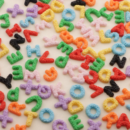 FS6473- Approximately 8×9mm Luminous Letter Nail Charms(約8×9mmの発光文字ネイルチャーム)