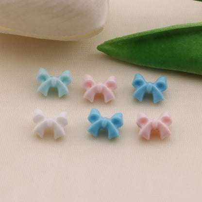 FS6474- Approximately 8×10mm Acrylic Bowknot Beads (約8×10mmのアクリル蝶結びビーズ)
