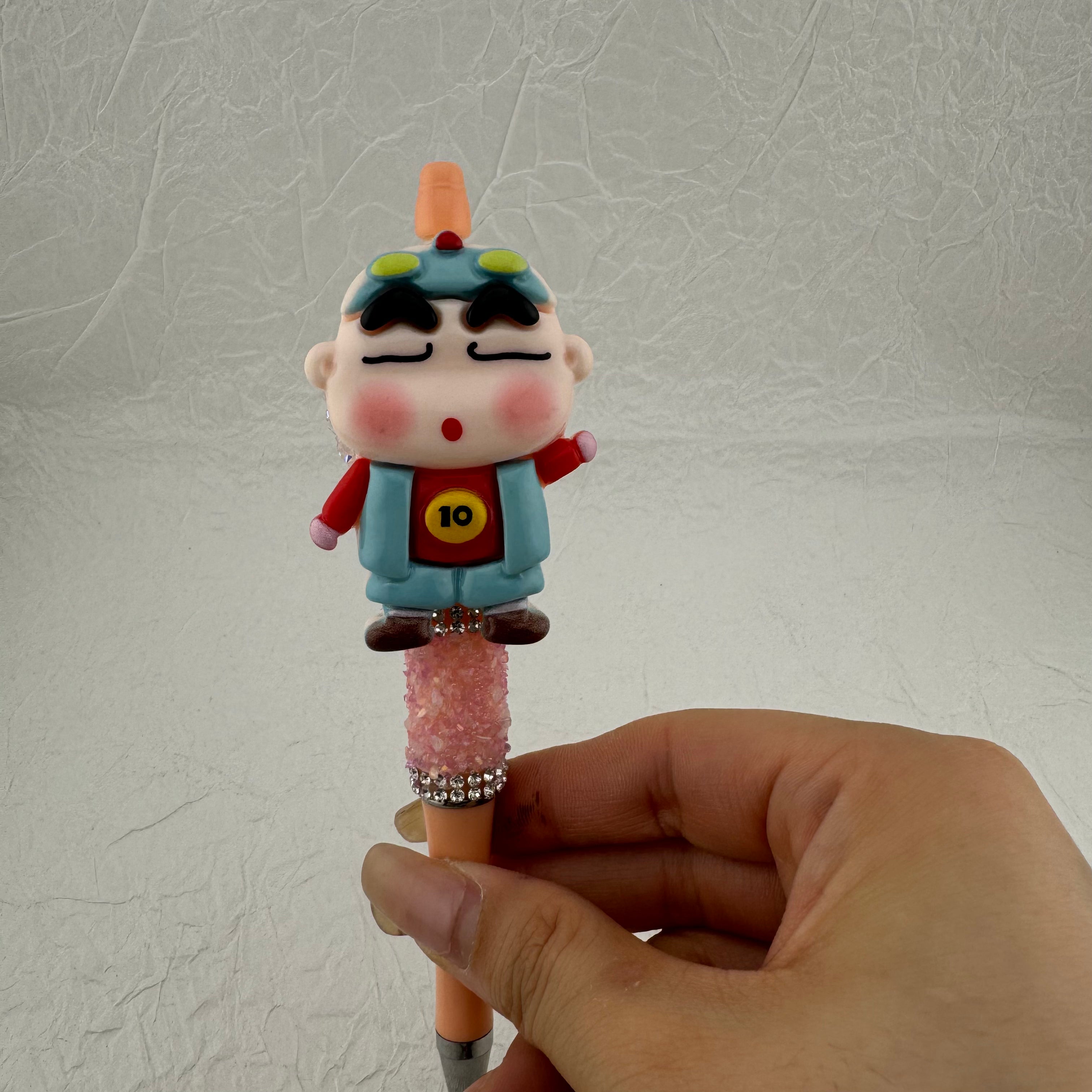 UV Shiny Crayon Shin Chan Resin Fancy Beads Fit For Beadable Pens