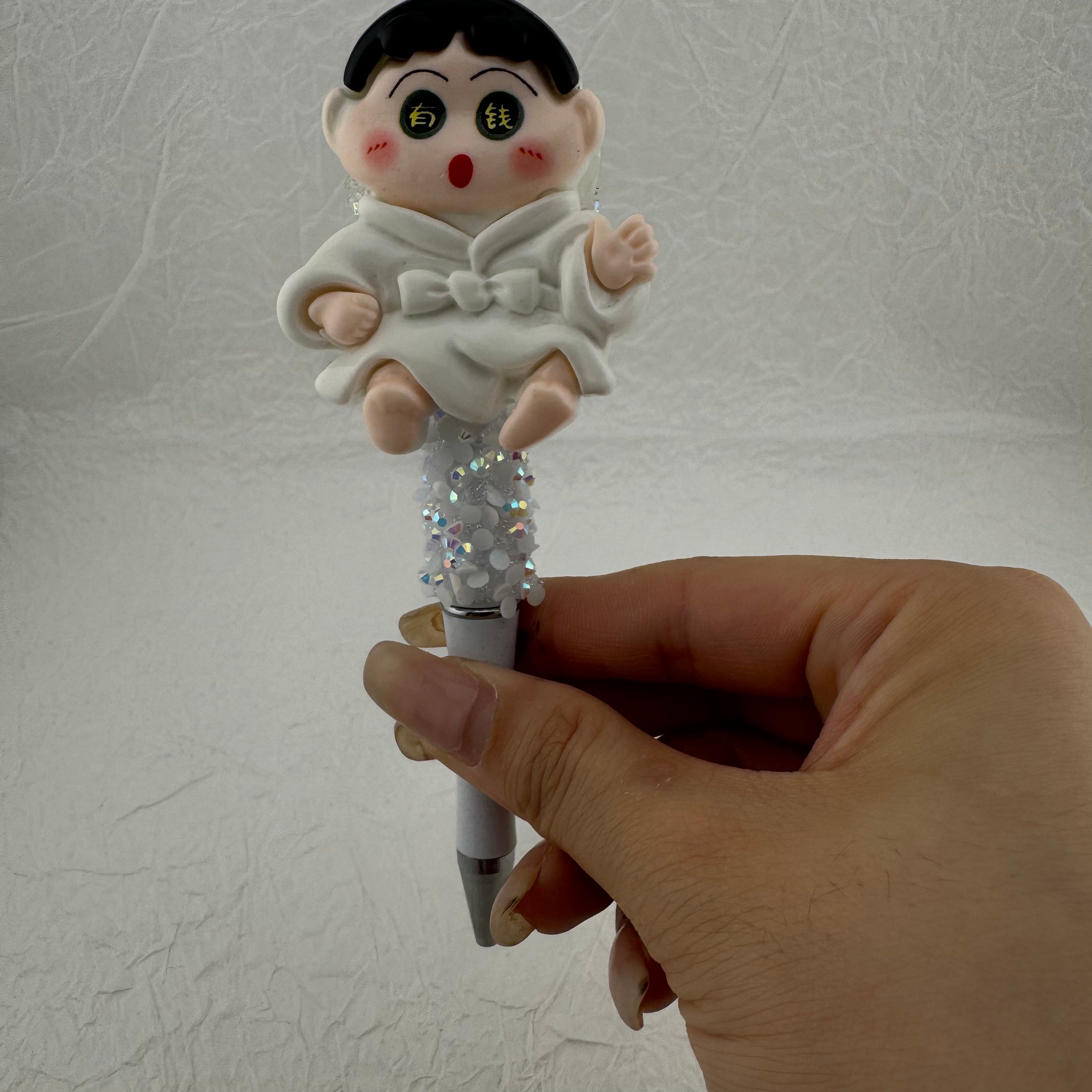 UV Shiny Crayon Shin Chan Resin Fancy Beads Fit For Beadable Pens