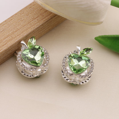 FS6493- Approximately 1.7×2×1.6Cm Apple Four-Way Alloy Beads