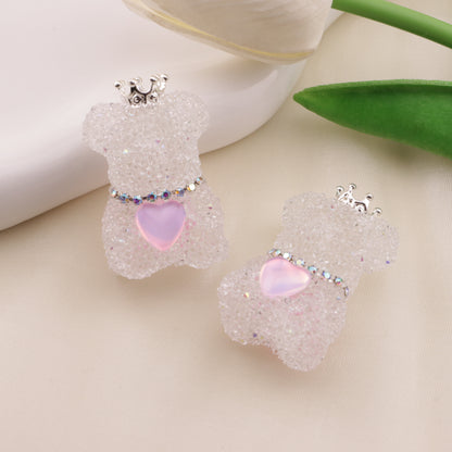 FS6489- Approximately 24Mm Sugar Bear Beads(約24mmのシュガーベアビーズ)