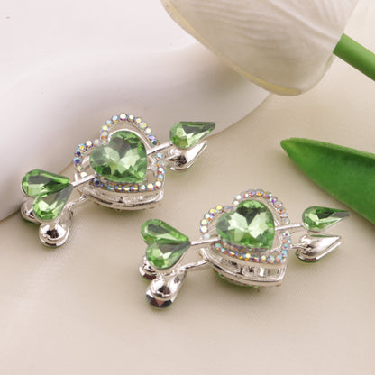 FS6490- Approximately 2.5×4.6×2Cm Cupid Heart Alloy Beads(約2.5×4.6×2cm キューピッドハート合金ビーズ)