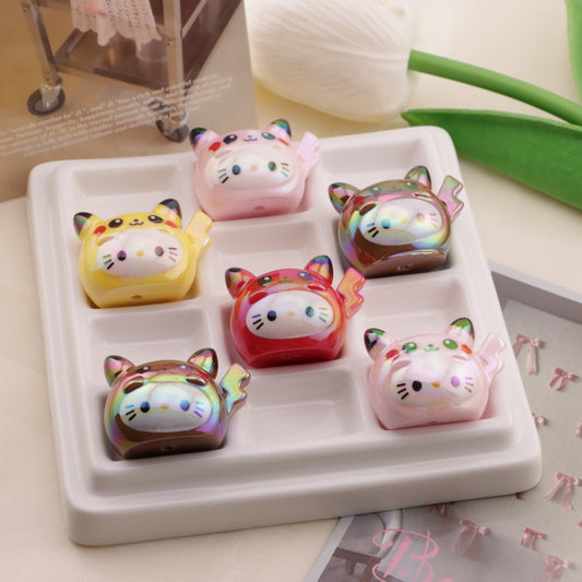 FS6566- About 29*22mm UV HK Kitty Pikachu Beads  Beads Fit For Pen