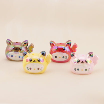 FS6566- About 29*22mm UV HK Kitty Pikachu Beads  Beads Fit For Pen