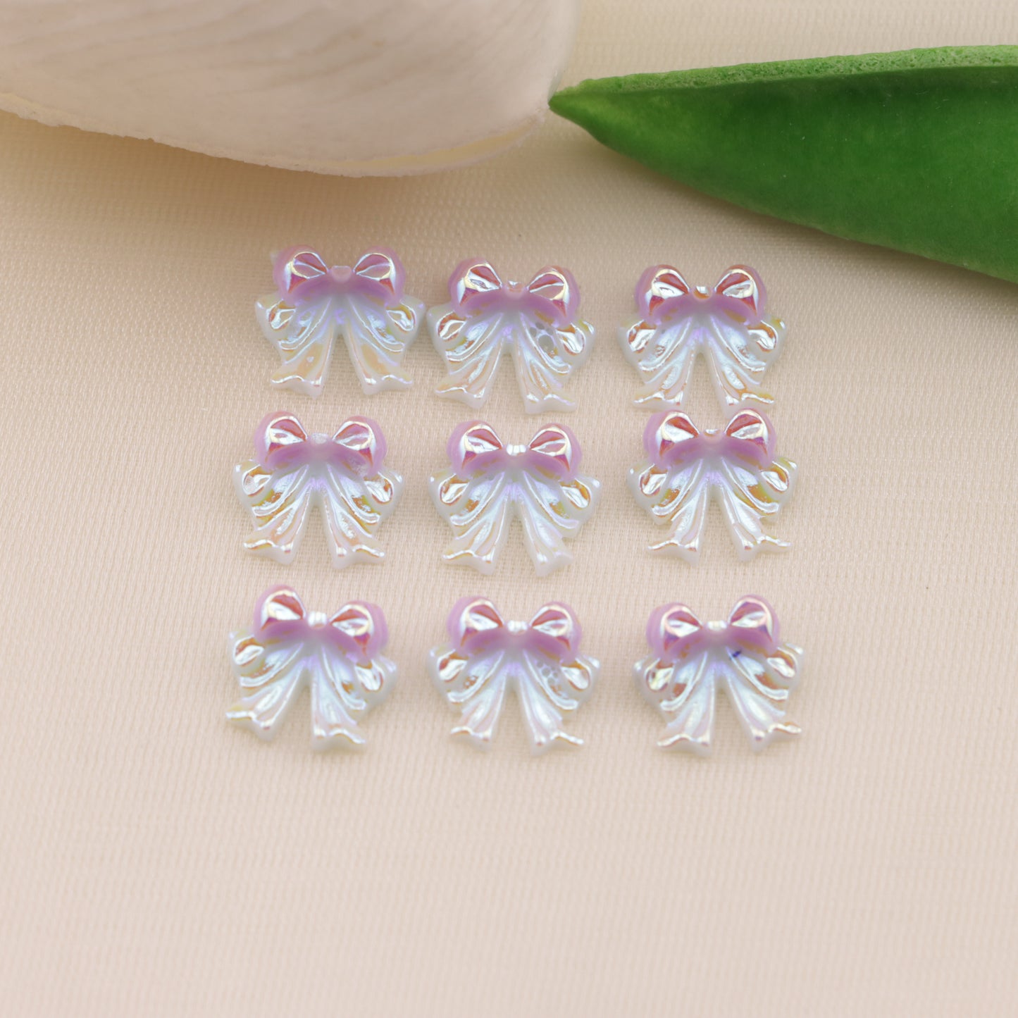 FS6515- 9*9Mm UV Bowknot Nail Art Stickers UV Bowknot Nail Art Stickers