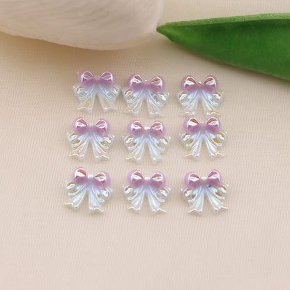 FS6515- 9*9Mm UV Bowknot Nail Art Stickers UV Bowknot Nail Art Stickers