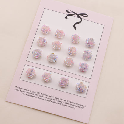 FS6561- 8mm UV Luminous Mabé Small Flower Charms