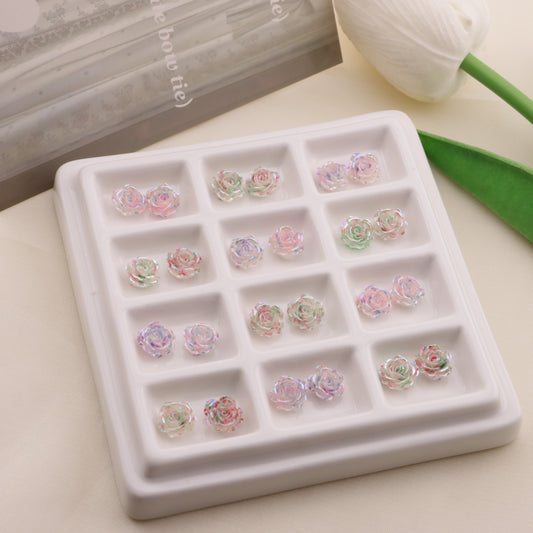 FS6561- 8mm UV Luminous Mabé Small Flower Charms
