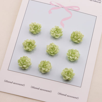 FS6562- 10Mm Tie-Dye Luminous Small Flower Charms