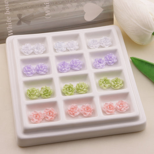 FS6562- 10Mm Tie-Dye Luminous Small Flower Charms