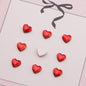 [KM6555]- 5.5mm*6mm Love Heart Crystal Diamonds, Flat-bottomed