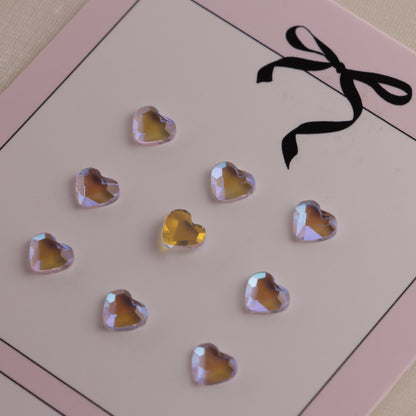 FS6555- 5.5×6mm Heart Crystal Diamonds