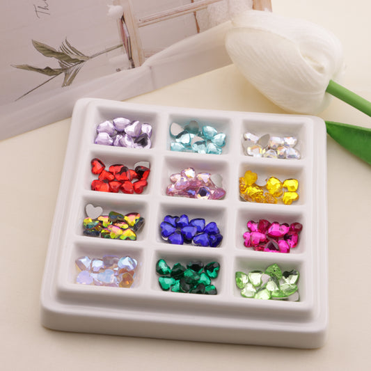 FS6555- 5.5×6mm Heart Crystal Diamonds