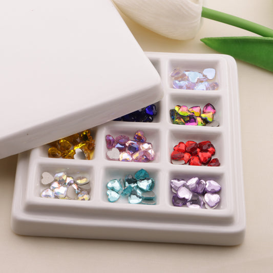 FS6555- 5.5×6mm Heart Crystal Diamonds