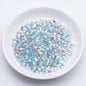 [KM5332]- 2mm - 4mm Mixed Refills Love Heart Glitter + Diamonds + Pearls Filler