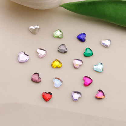 FS6555- 5.5×6mm Heart Crystal Diamonds