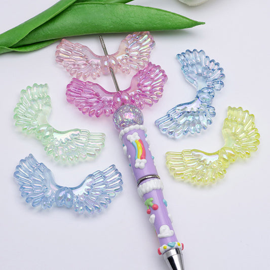 FS5306- UV Love Angel Wing Beads