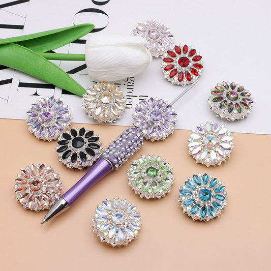 FS5052- Sunflower Metal Beads