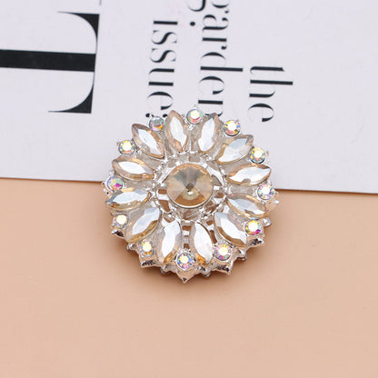 FS5052- Sunflower Metal Beads