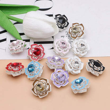 FS5014- 20Mm Rose Alloy Beads (Pen Can Pass Through)