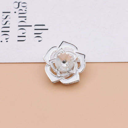 FS5014- 20Mm Rose Alloy Beads (Pen Can Pass Through)