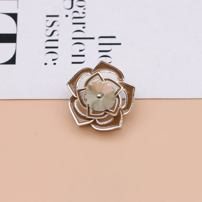 FS5014- 20Mm Rose Alloy Beads (Pen Can Pass Through)