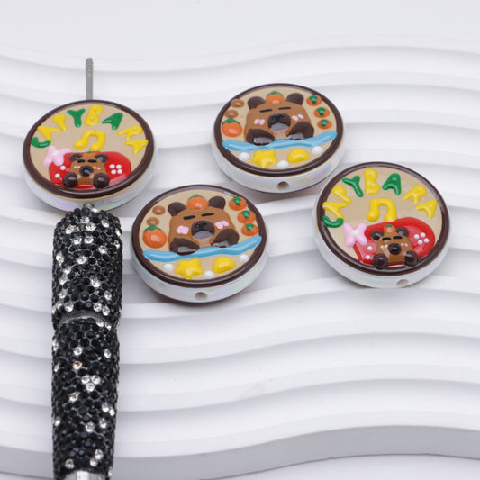 FS4512- Capybara Original Version Hand - Painted Beads