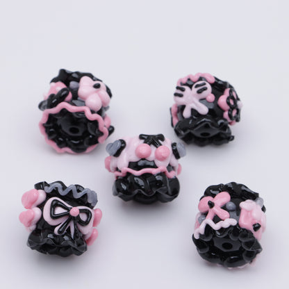 FS4671- Hand - Painted Handmade Beads