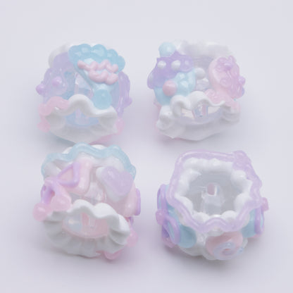 FS4727- Glow-in-the-dark Hand-painted Beads