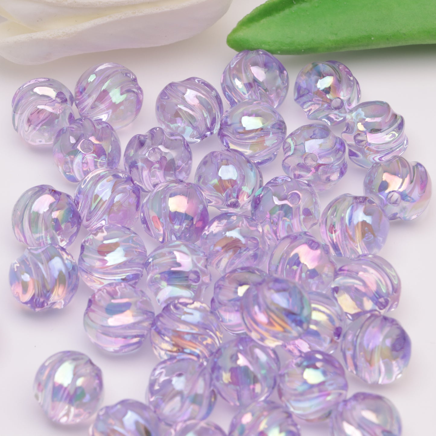 FS4877- 12mm Pumpkin Beads