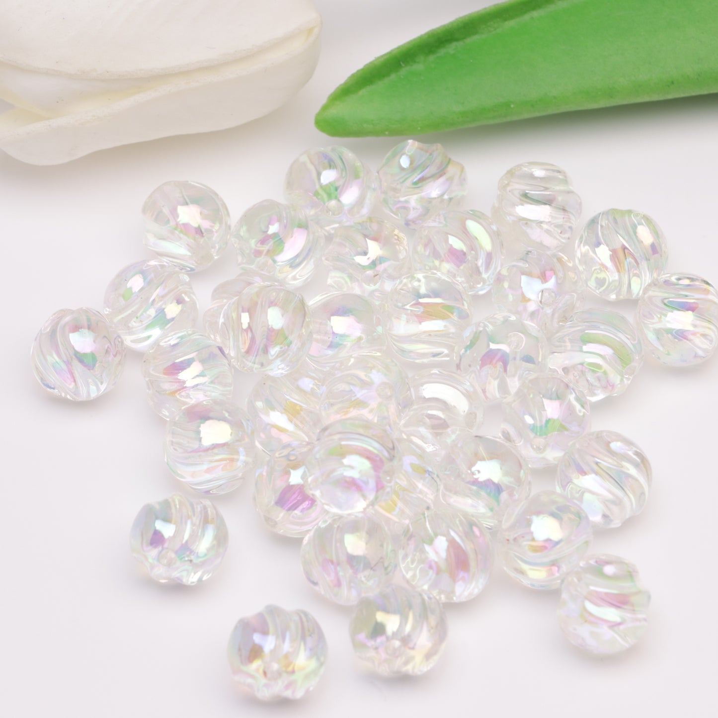 FS4877- 12mm Pumpkin Beads