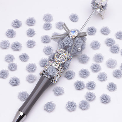 FS5101- 10mm Soft Flower Charms Soft Flower Patches Luminous