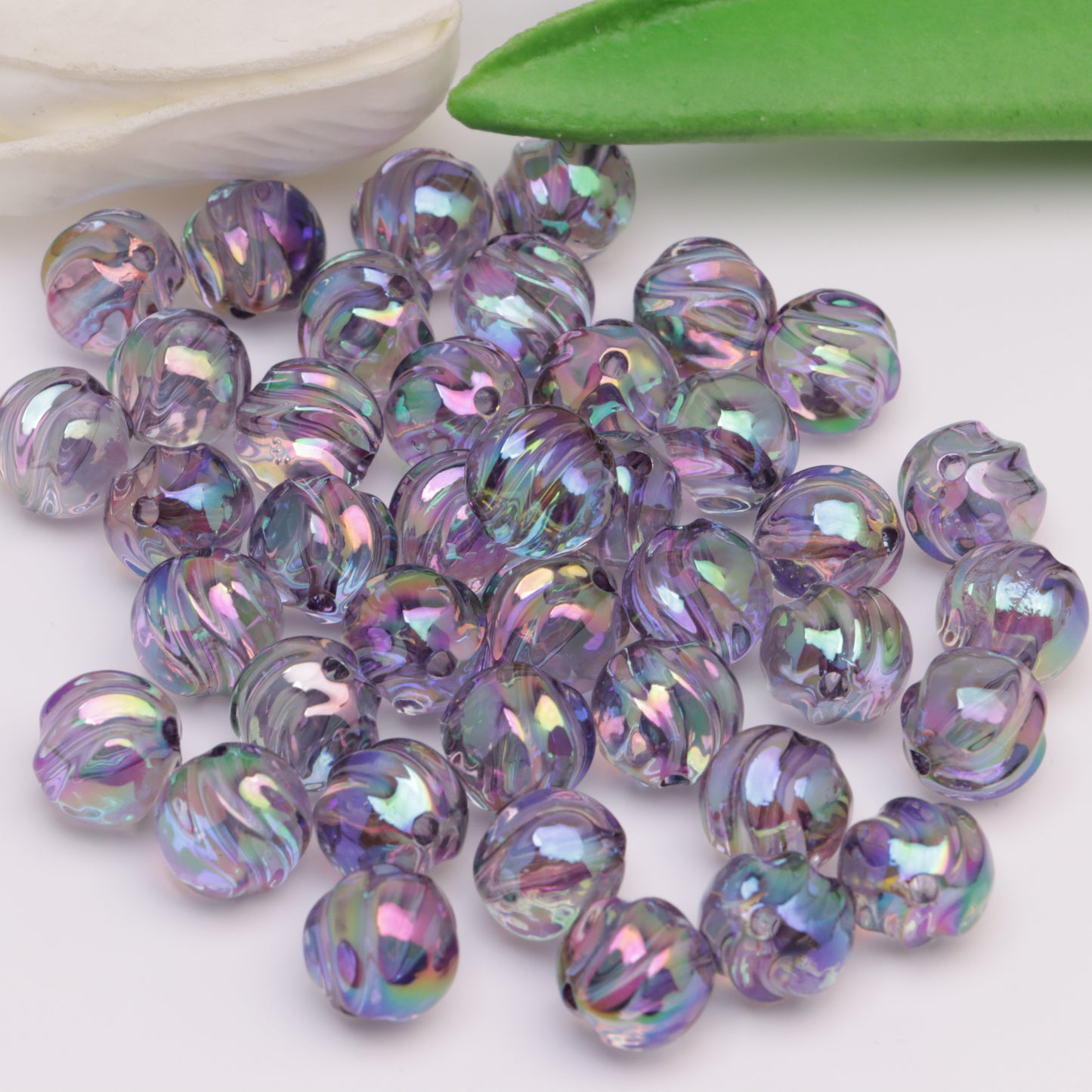 FS4877- 12mm Pumpkin Beads