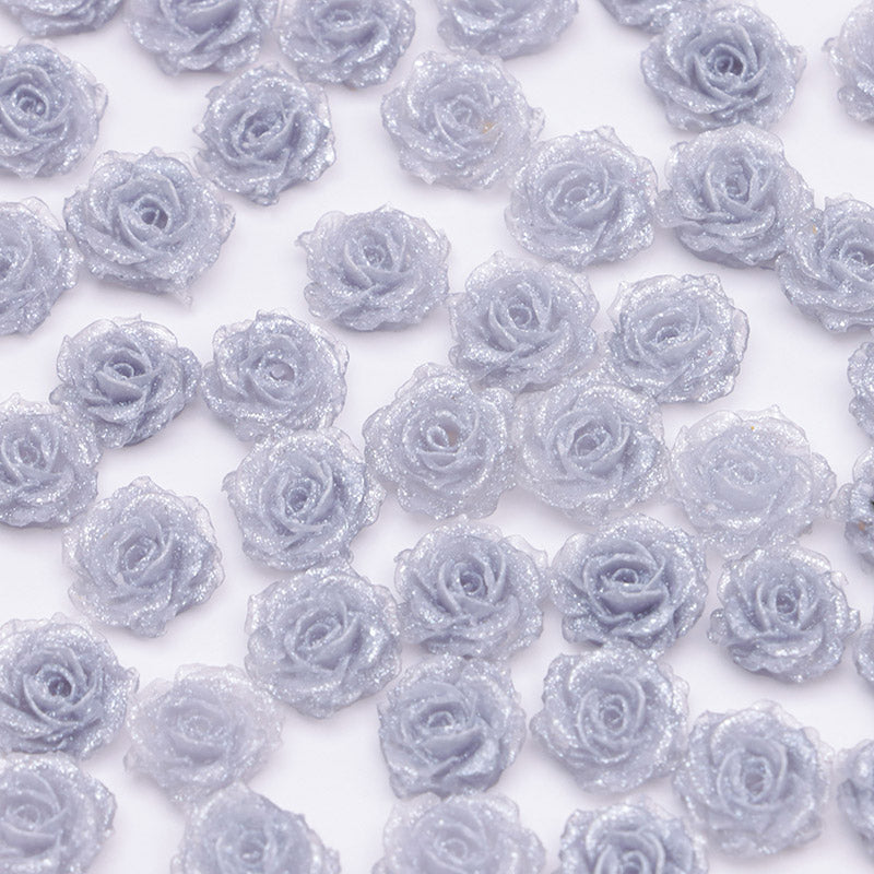 FS5101- 10mm Soft Flower Charms Soft Flower Patches Luminous