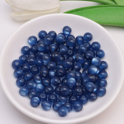 FS3523- 8mm Cat-Eye Resin Beads