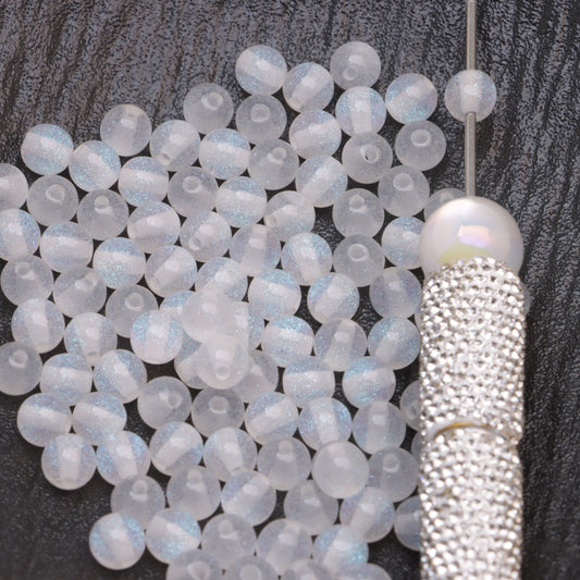 FS3515- 10mm Fine Glittering, Glow-in-the-Dark and Color-Changing Resin Beads