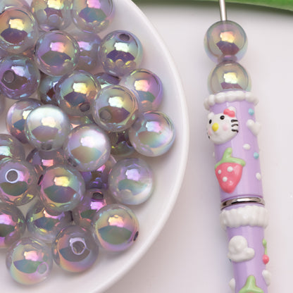 FS4447- 12mm Uv Cat Eye Beads (Cat's Eye Beads), Resin Beads, Fit For Pen