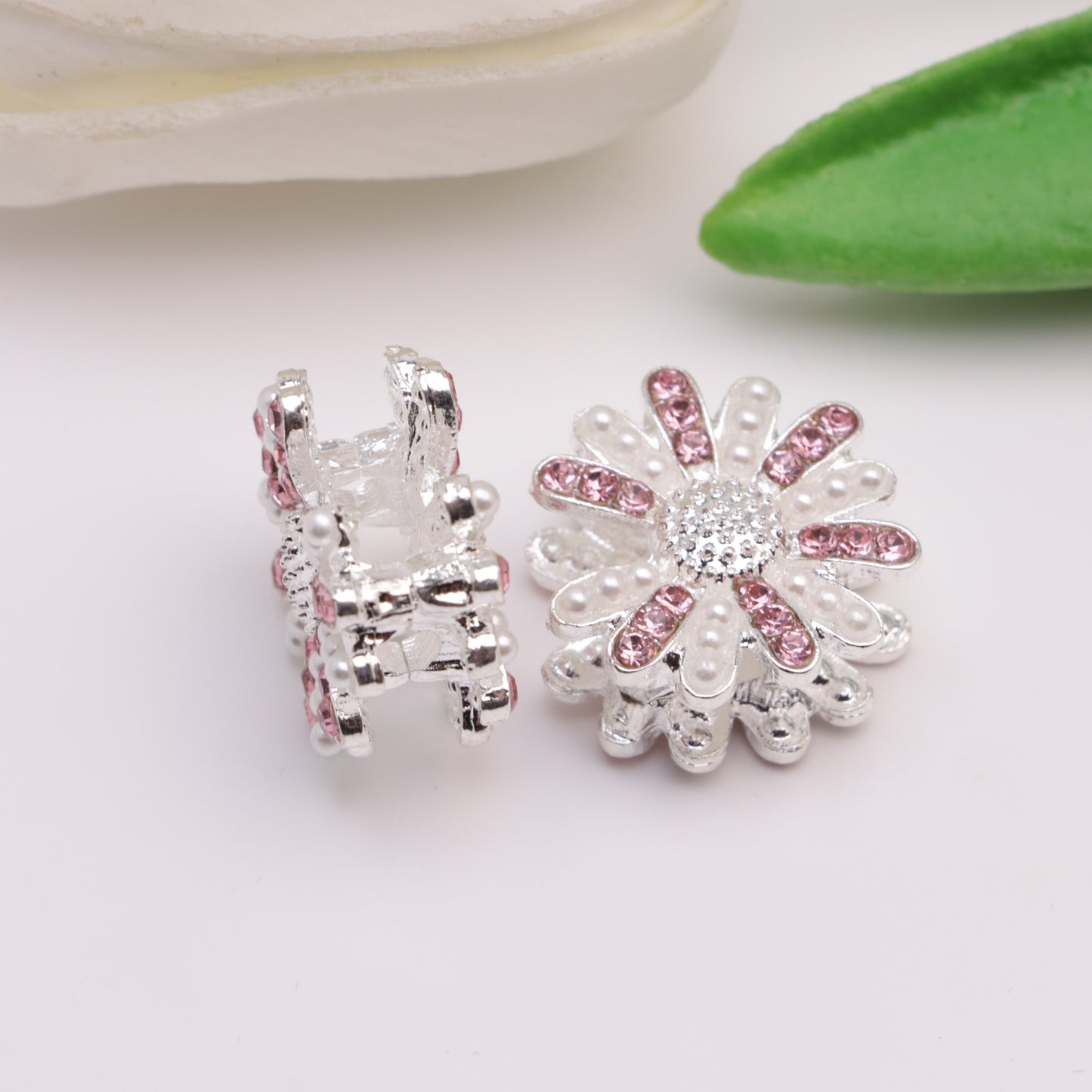 FS4484-18.5mm Sunflower Can Pass The Pen Metal Beads