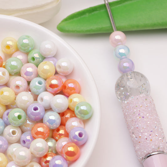 FS5133- 8mm Uv Solid Color Beads