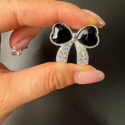 FS0958- Mixed Color Alloy Heart-shaped Bow With Multiple Holes Fit For Beadable Pens