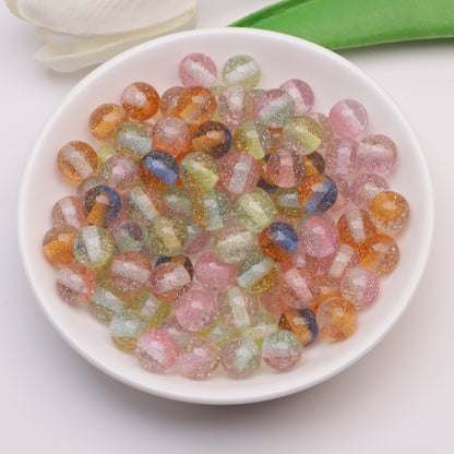 FS3551- 10mm Gradient Starry Sky Resin Beads