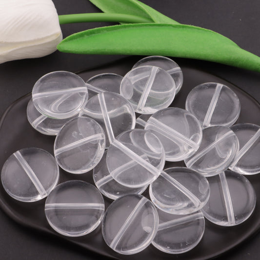FS0387- 27mm Round Plate Based Beads Round Plate Base Beads, Thickness 9Mm Thick