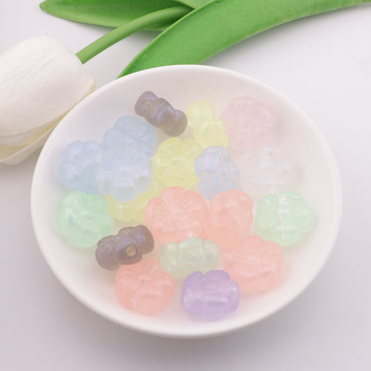 FS5041-19mm Petal Bottom Bead Luminous Glow FS5040- 4mm Ab White Pearl Beads White Pearl Beads No Fit Pen