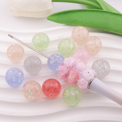 FS5688- 16mm Resin Beads Platinum Resin Beads Fit For Pen